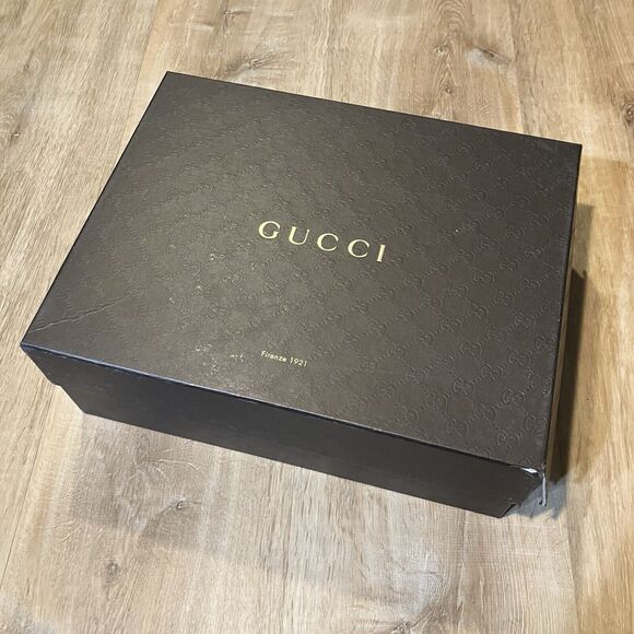 Gucci High Top Sneakers GG Blue Canvas Monogram CLEAN Logo 283484 Mens Size 8.5 main image 6